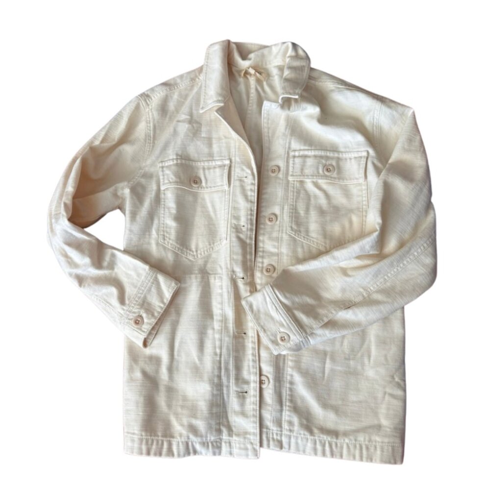 Madewell White Utility Jacket